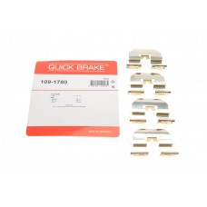 109-1780 QUICK BRAKE Комплектуючі колодки дискового гальма
