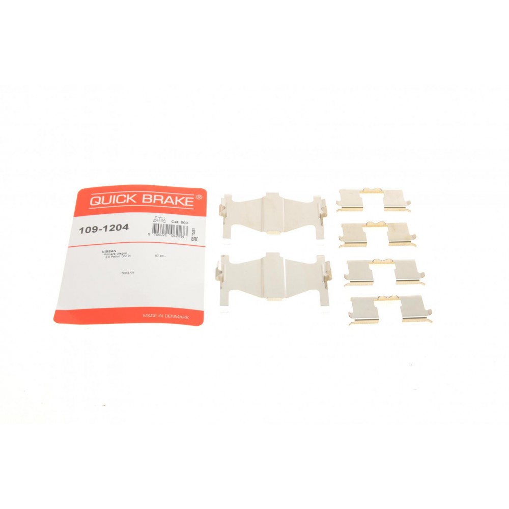 109-1204 QUICK BRAKE Комплектуючі колодки дискового гальма