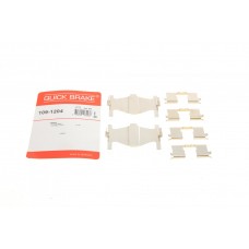 109-1204 QUICK BRAKE Комплектуючі колодки дискового гальма