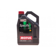 Олива моторне 100% синтетичне  MOTUL SPECIFIC LPG-CNG 5W-40, 5л (854051) (101719)