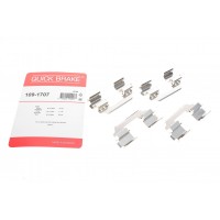 109-1707 QUICK BRAKE Комплектуючі колодки дискового гальма