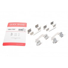 109-1707 QUICK BRAKE Комплектуючі колодки дискового гальма