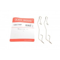 109-1187 QUICK BRAKE Комплектуючі колодки дискового гальма