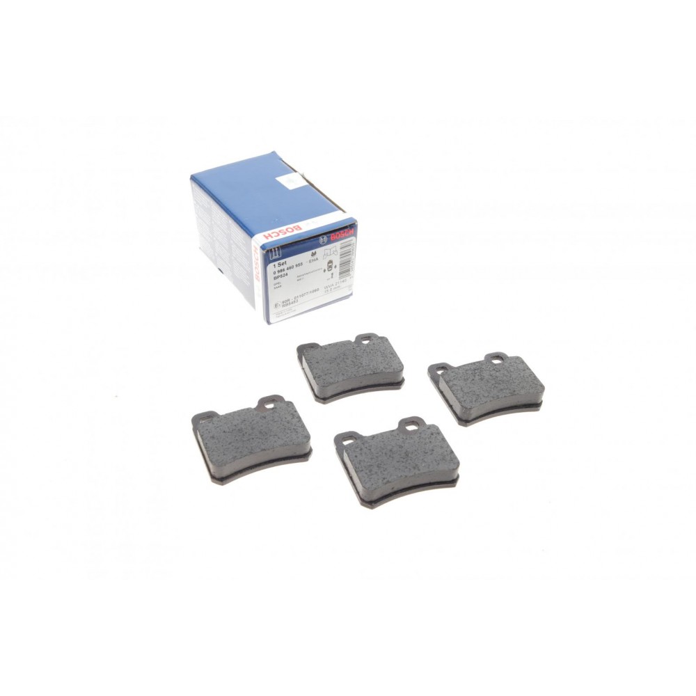 0 986 460 955 BOSCH Комплект гальмівних колодок дисковий гальм