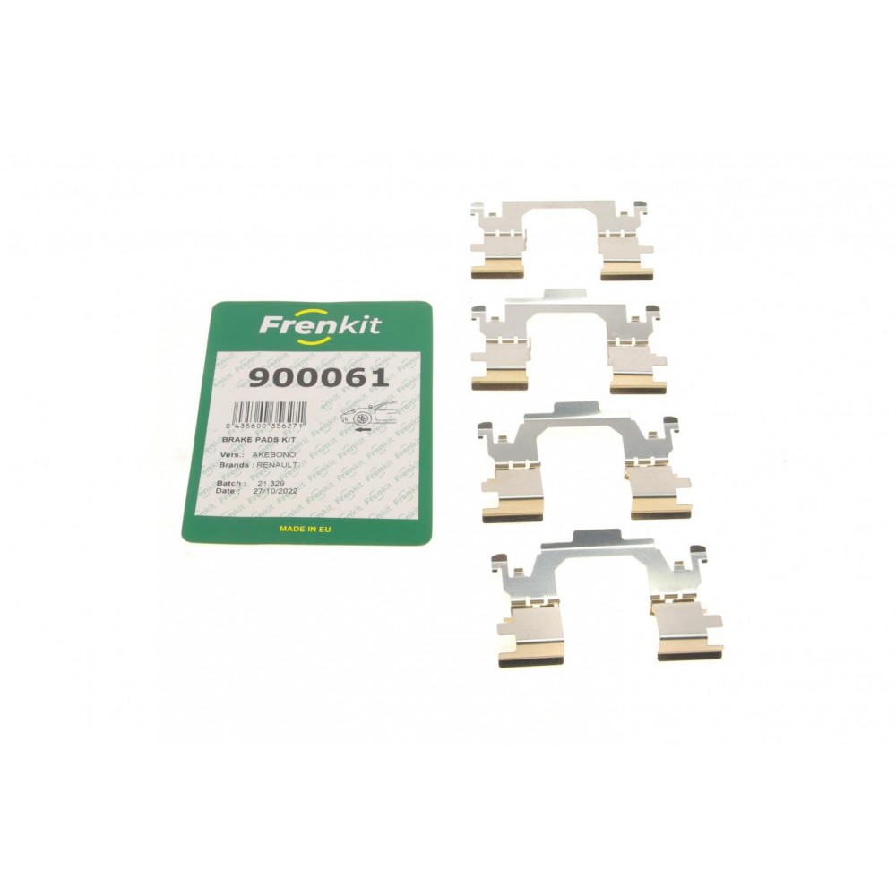 900061 FRENKIT Комплектуючі колодки дискового гальма