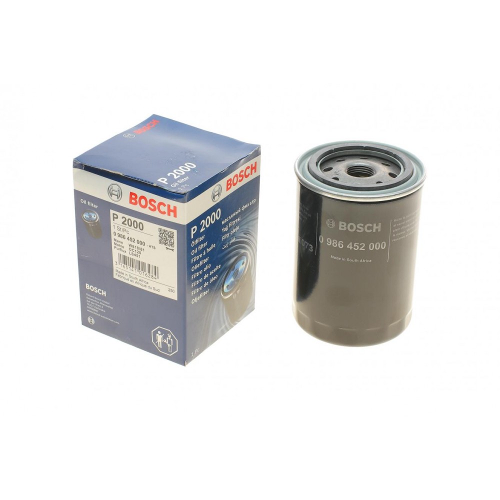 0 986 452 000 BOSCH Масляний фільтр