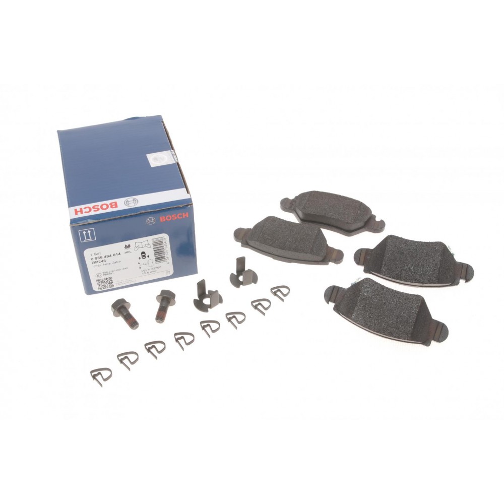 0 986 494 014 BOSCH Комплект гальмівних колодок дисковий гальм