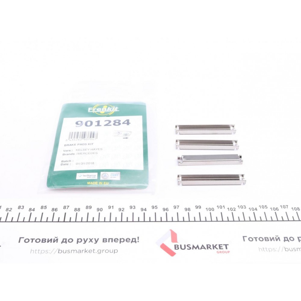 901284 FRENKIT Комплектуючі колодки дискового гальма
