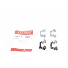 109-1625 QUICK BRAKE Комплектуючі колодки дискового гальма