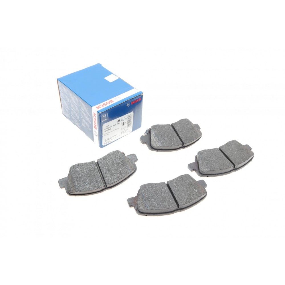 0 986 494 563 BOSCH Комплект гальмівних колодок дисковий гальм