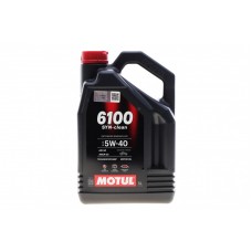 Олива моторне синтетичне MOTUL 6100 Syn-clean SAE 5W40 5л (854351)