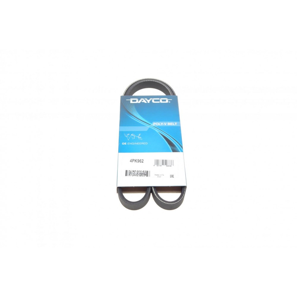 Ручейковий ремінь 4PK Dayco4=962 ALFA RENAULT HYUNDAI Dayco DAYCO 4PK962