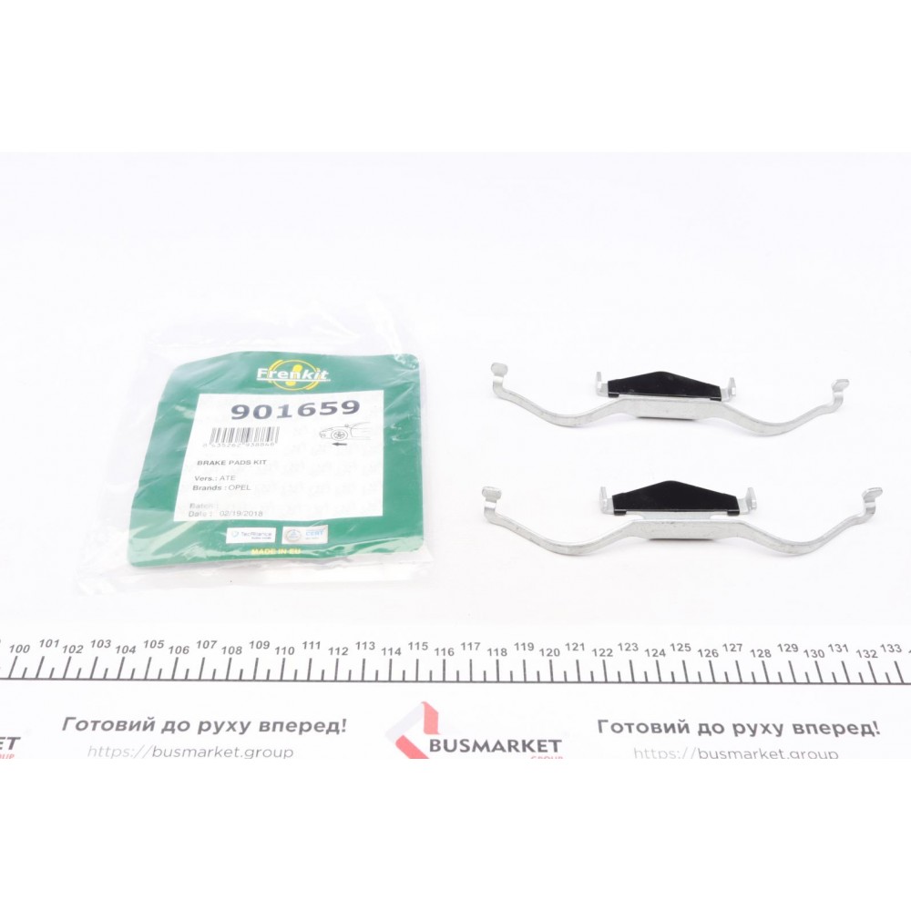 901659 FRENKIT Комплектуючі колодки дискового гальма