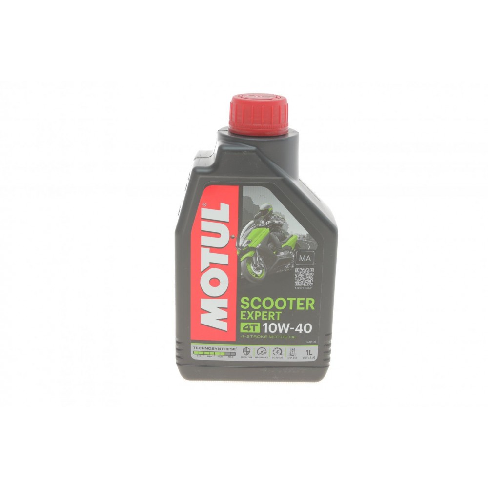 Олива моторне напівсинтетичне для 4-х тактных двигателей MOTUL Scooter Expert 4T MA Technosynthese 10W-40, 1л (831901) (105960) купити в Україні цена