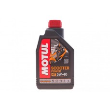 Олива моторне 100 % синтетичне MOTUL Scooter Power 4T MA, 5W-40, 1л (832001) (105958) купити в Україні цена