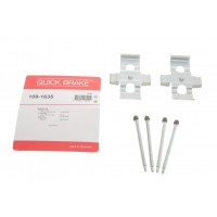 109-1635 QUICK BRAKE Комплектуючі колодки дискового гальма