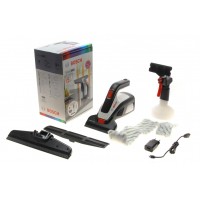06008B7000 Bosch Bosch Пылесос для мытья окон GlassVAC, аккумуляторный, 3.6 В*2 Ач, контейнер 0.1Л, 0.7кг, +насадки и пульв.