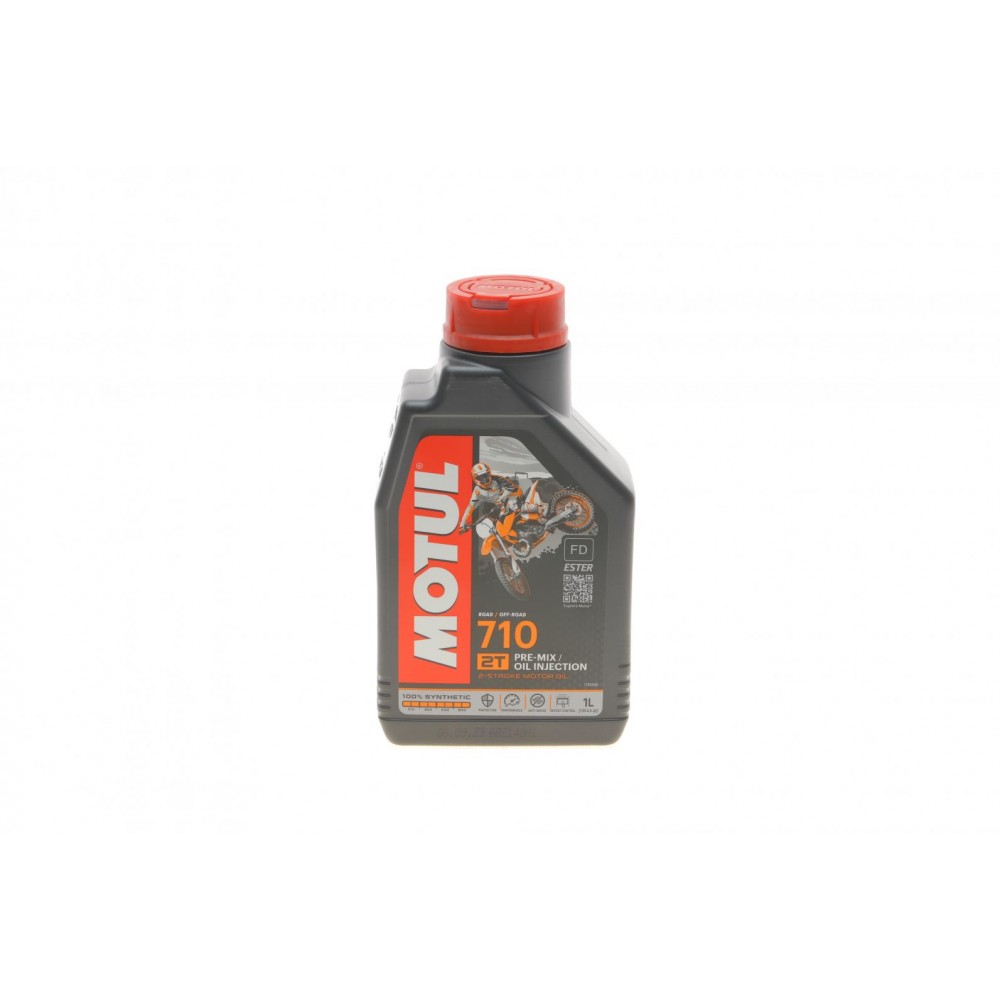 Олива моторне 100% синтетичне эстеровое MOTUL 710 2T, 1л (837311) (104034) купити в Україні цена