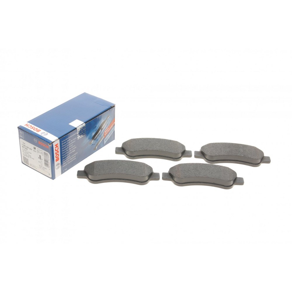 0 986 495 254 BOSCH Комплект гальмівних колодок дисковий гальм