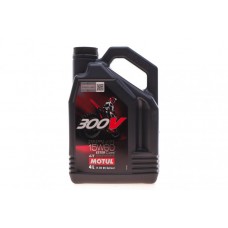 Олива моторне 100% синтетичне эстеровое MOTUL 300V 4T Factory Line Off Road 15W-60, 4л (845741) (104138)