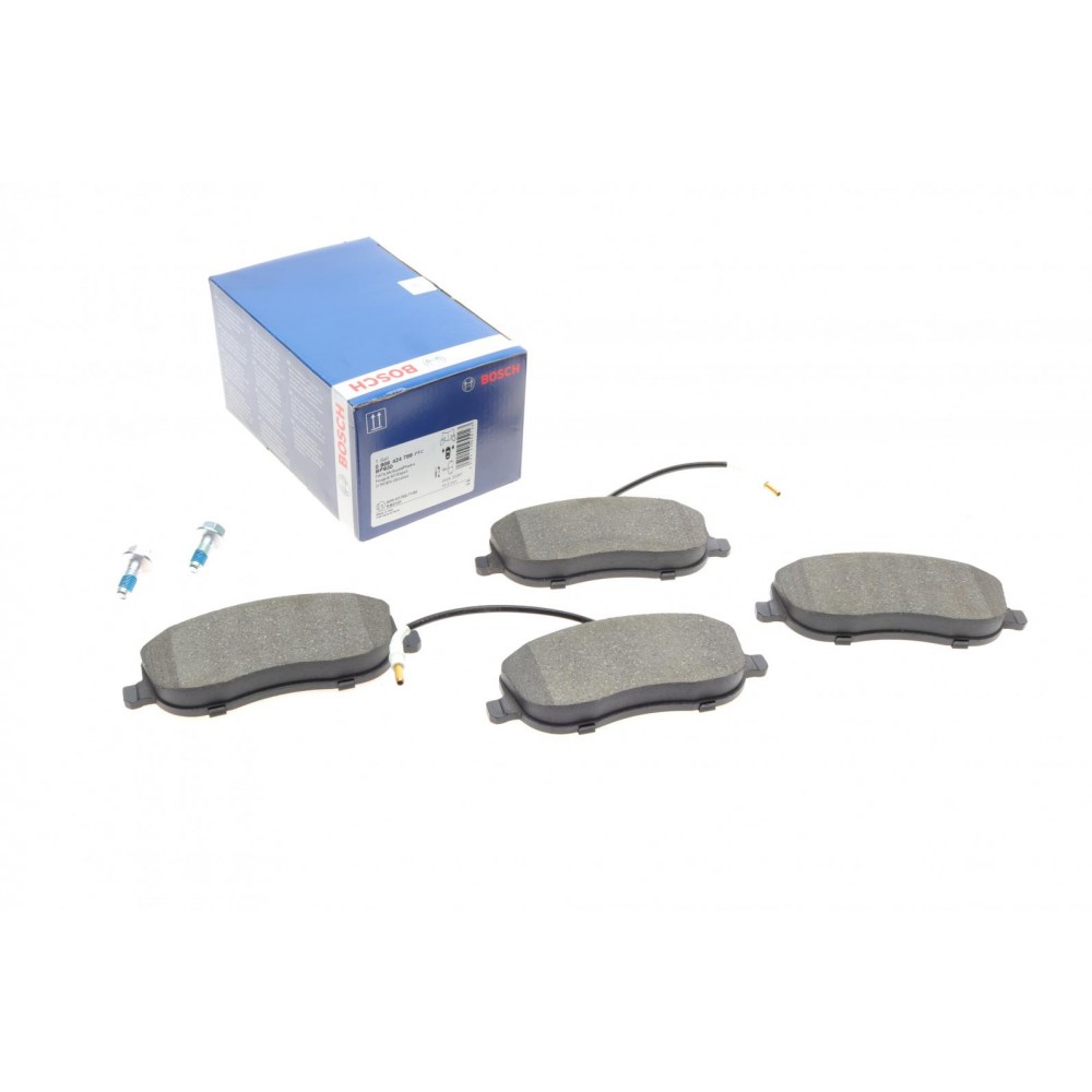 0 986 424 789 BOSCH Комплект гальмівних колодок дисковий гальм