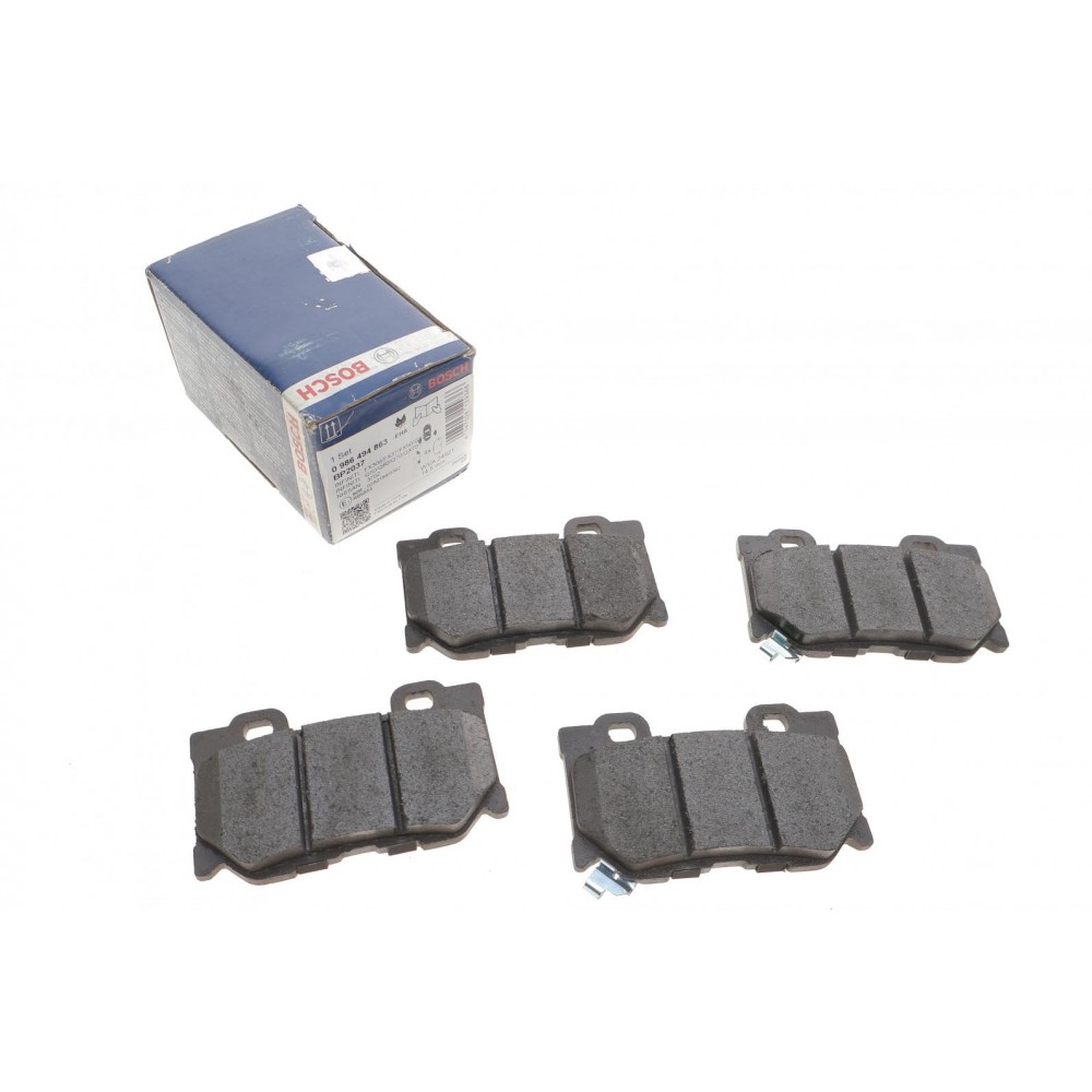 0 986 494 863 BOSCH Комплект гальмівних колодок дисковий гальм