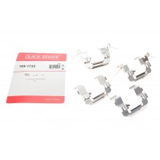 109-1722 QUICK BRAKE Комплектуючі колодки дискового гальма
