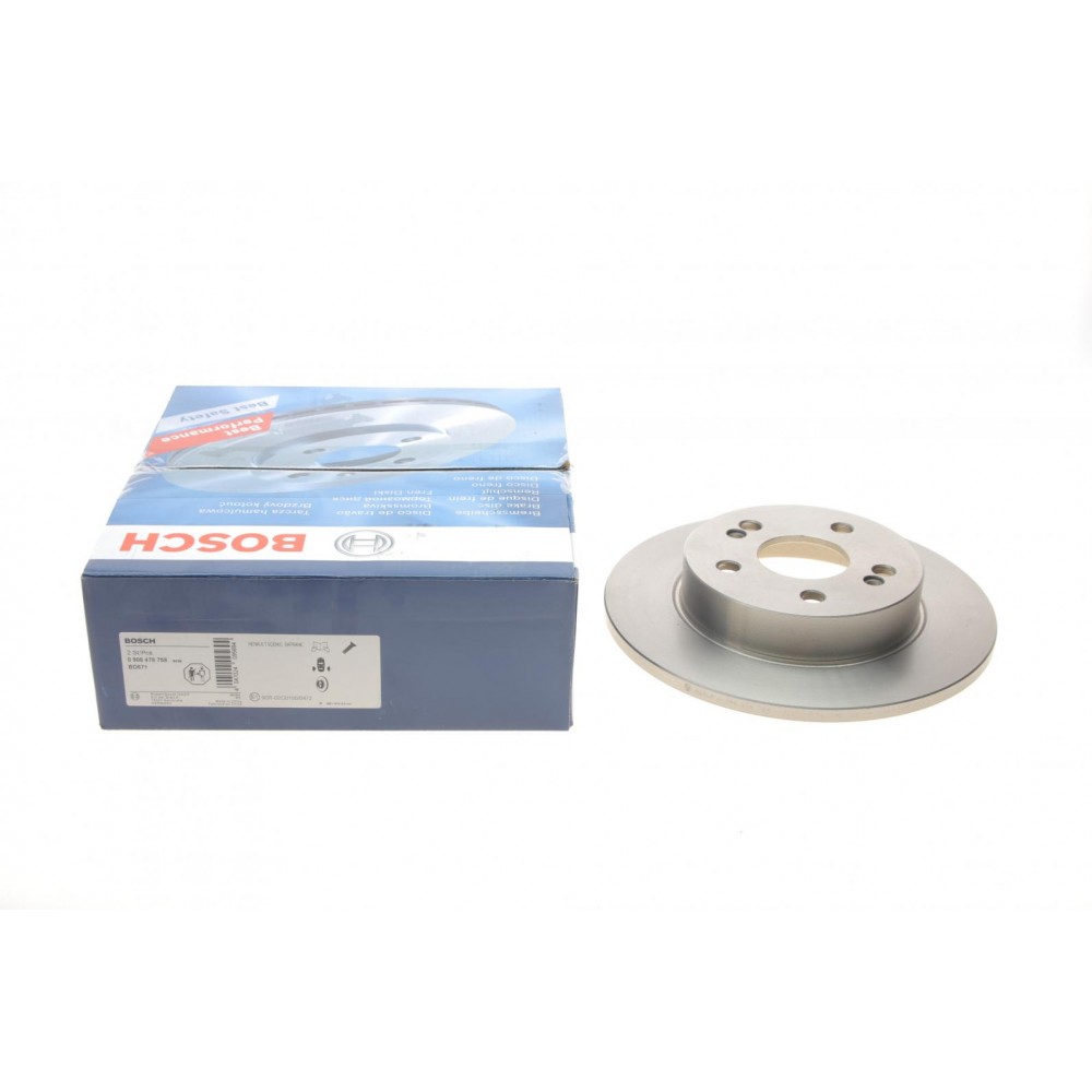 0 986 478 758 BOSCH Гальмівний диск