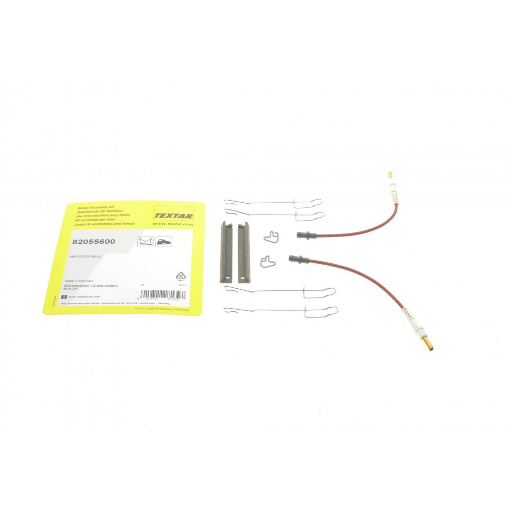 82055600 TEXTAR Комплектуючі колодки дискового гальма
