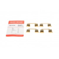109-0154 QUICK BRAKE Комплектуючі колодки дискового гальма