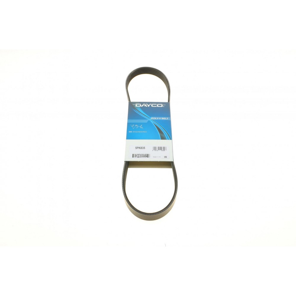 Ремінь ручейковий BMW 3 98-05,5 00-03,FIAT SEDICI 06-,SUZUKI GRAND VITARA 05-,SWIFT III 05-,SX4 06-, Dayco 5PK835