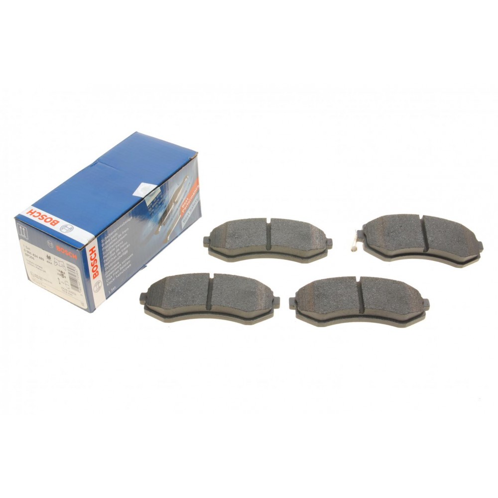0 986 424 489 BOSCH Комплект гальмівних колодок дисковий гальм