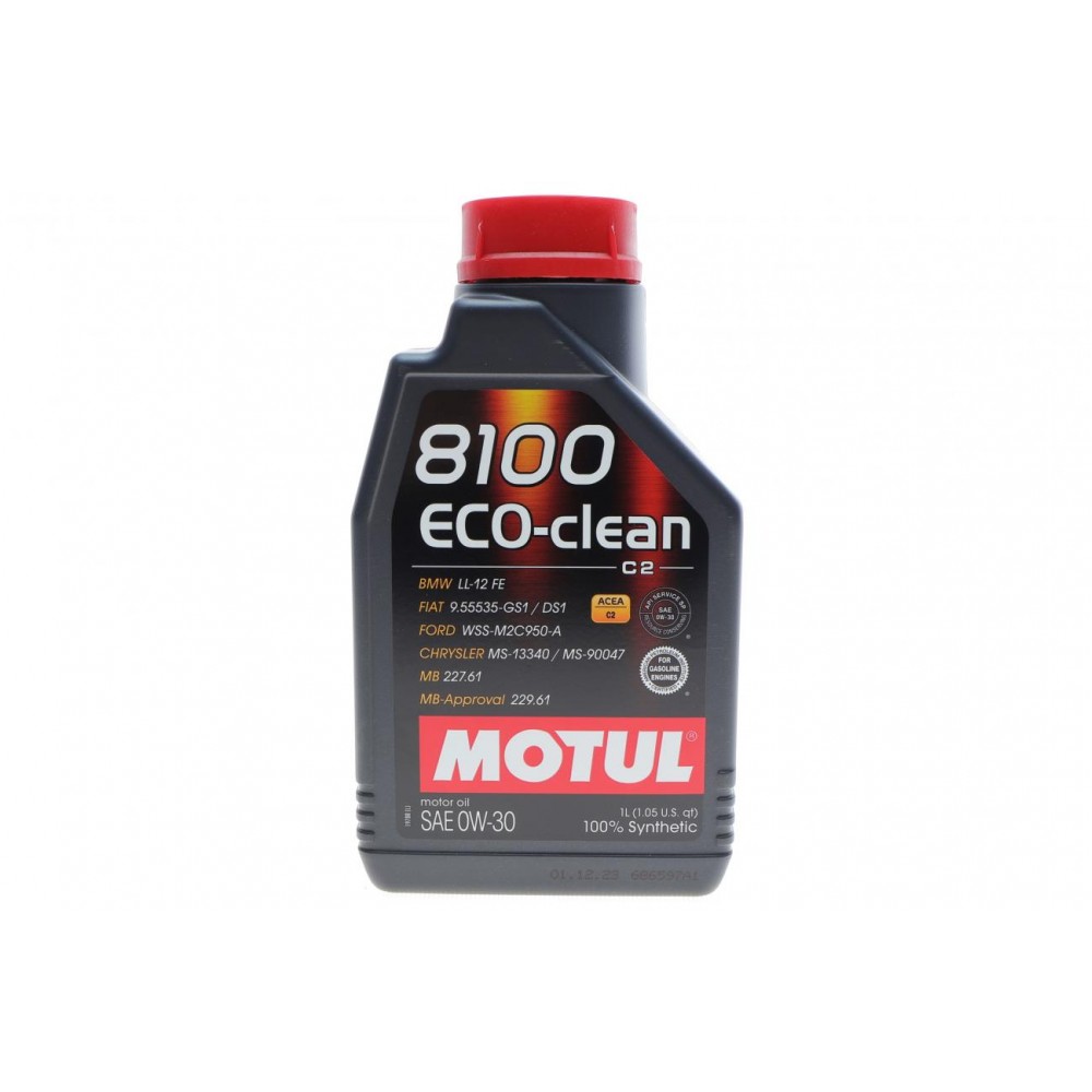 Олива моторне 100% синтетичне MOTUL 8100 Eco-clean 0W-30, 1л (868011) (102888) купити в Україні цена