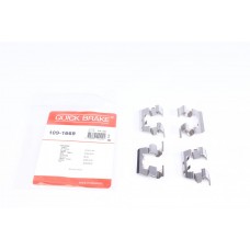 109-1669 QUICK BRAKE Комплектуючі колодки дискового гальма