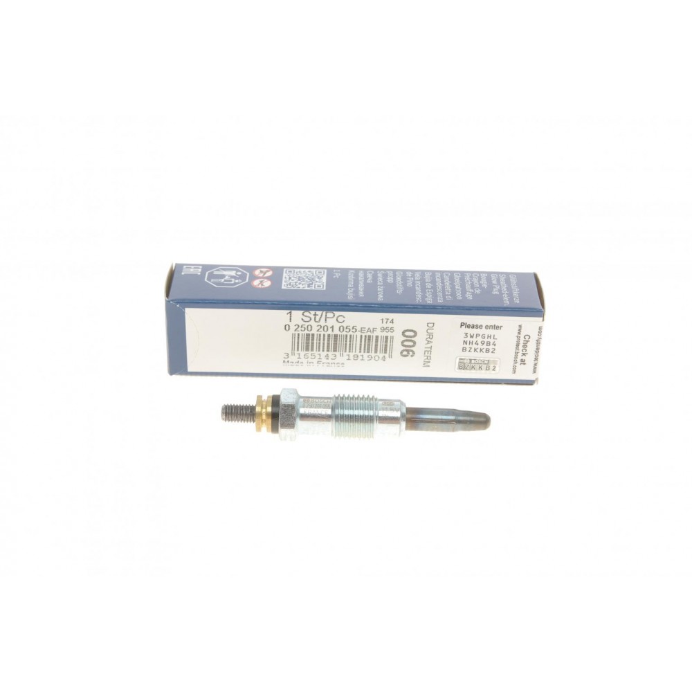 0 250 201 055 BOSCH Свічка розжарювання
