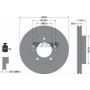 Диск гальмівний (передній) Kia Sorento 2.4-3.5V6/2.5 CRDI 02- (302x28) PRO