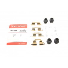 109-0158 QUICK BRAKE Комплектуючі колодки дискового гальма