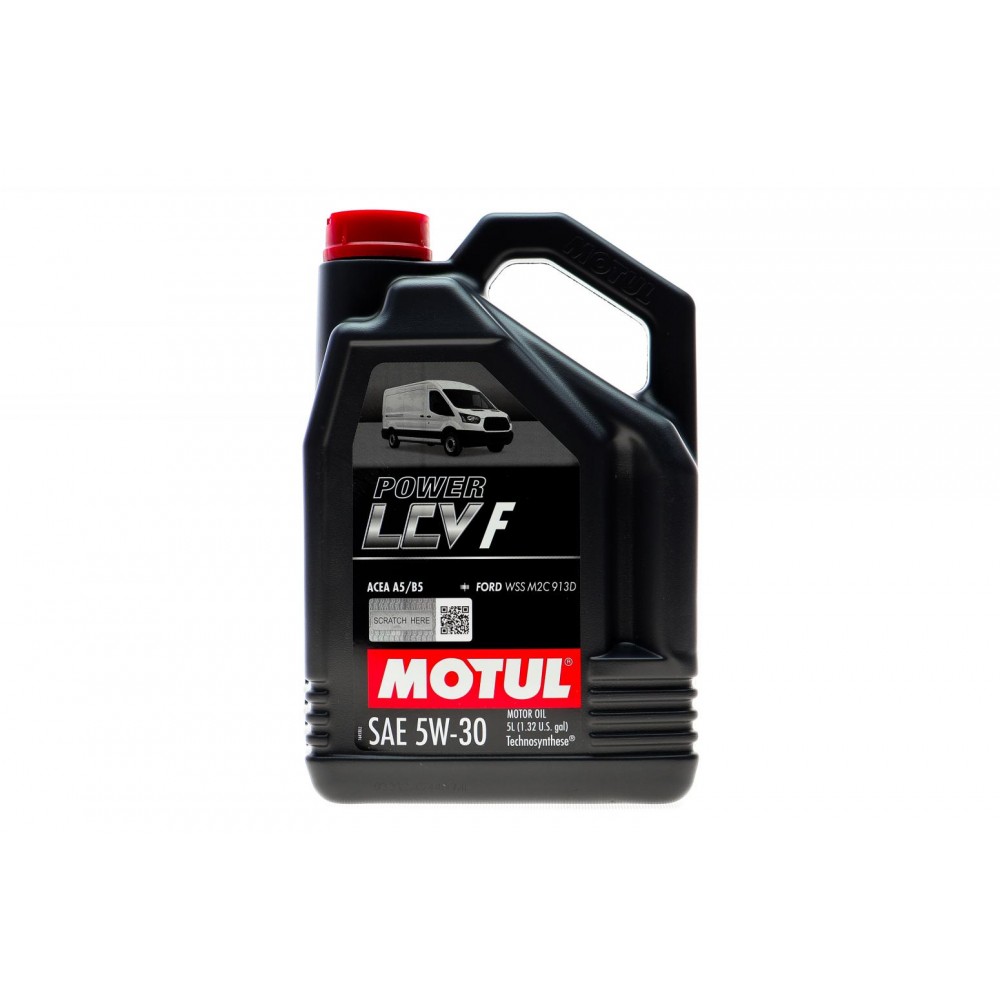 Олива моторне  синтетичне MOTUL Power LCV F SAE 5W30 5л (873251)