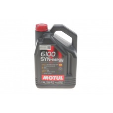 Олива моторне синтетичне MOTUL 6100 SYN-NERGY Technosynthese 5W-40, 5л (368351) (107979)