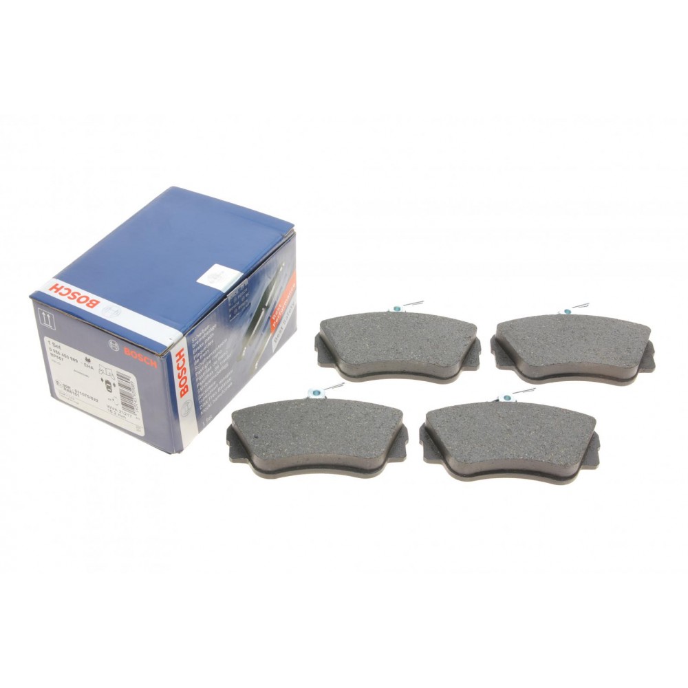 0 986 460 989 BOSCH Комплект гальмівних колодок дисковий гальм