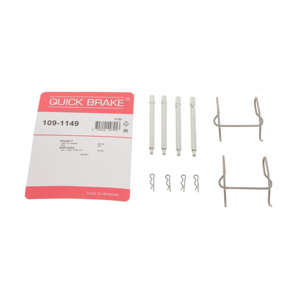109-1149 QUICK BRAKE Комплектуючі колодки дискового гальма