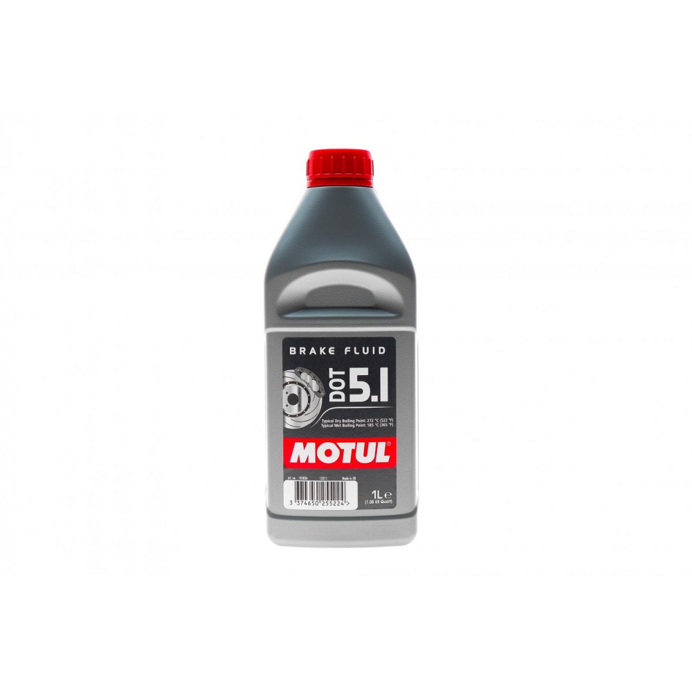 Рідина гальмівна 100% синтетическая MOTUL DOT 5.1, 1л (807001) (105836)