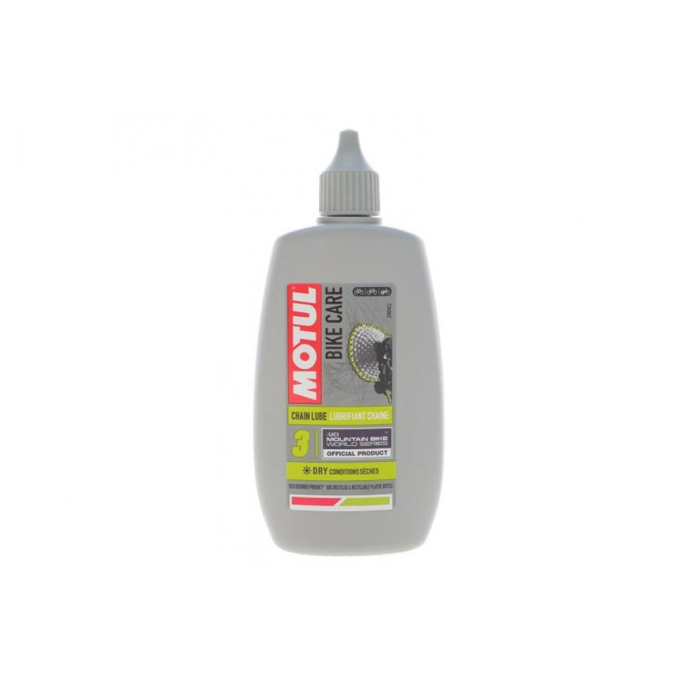 Олива велоцепи в сухих условиях эксплуатации MOTUL Chain Lube Dry Bike Care Off Road 0,1 л (851108)