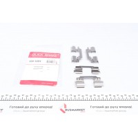 109-1654 QUICK BRAKE Комплектуючі колодки дискового гальма
