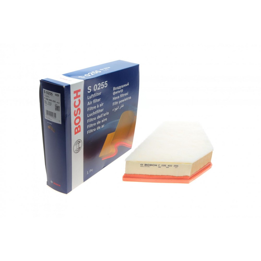 F 026 400 255 BOSCH Повітряний фільтр