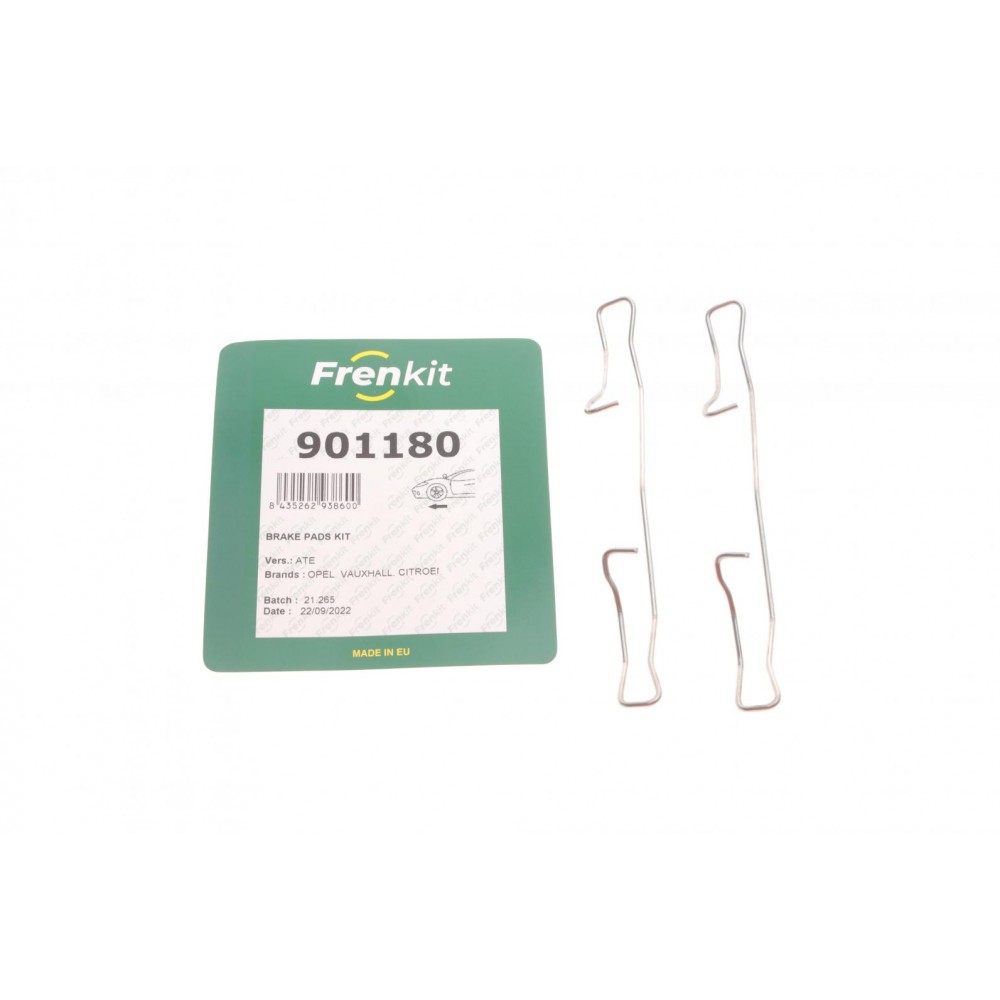 901180 FRENKIT Комплектуючі колодки дискового гальма