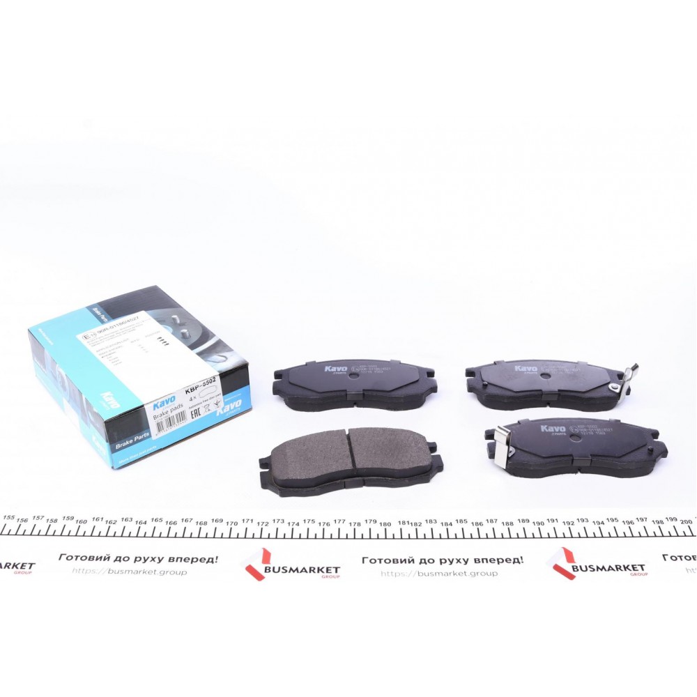 KBP-5502 KAVO PARTS Комплект гальмівних колодок дисковий гальм