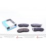 KBP-5502 KAVO PARTS Комплект гальмівних колодок дисковий гальм