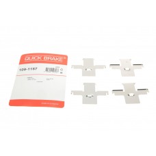 109-1157 QUICK BRAKE Комплектуючі колодки дискового гальма