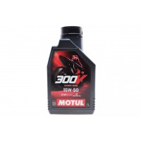 Олива моторне 100% синтетичне эстеровое для 4-х тактных двигателей MOTUL 300V 4T FACTORY LINE ROAD RACING 15W-50, 1л (836211) (104125)